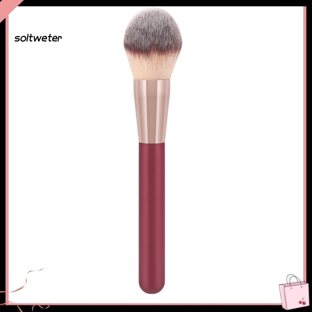 Cọ Trang Điểm Phấn Bắt Sáng Đầu Ống Màu Hạt Dẻ Cỡ Lớn Thoải Mái Dễ Vệ Sinh