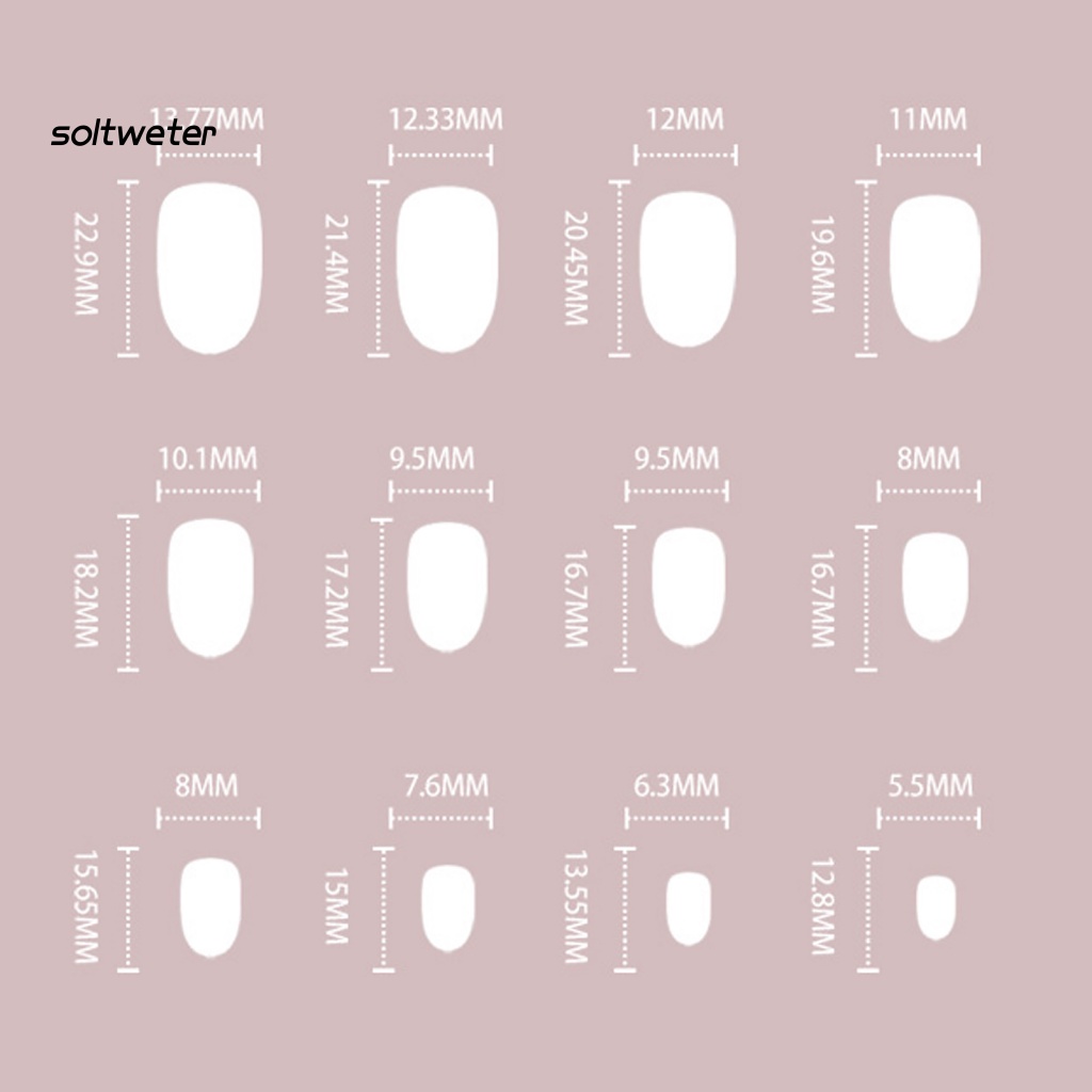 Bộ 24 Móng Tay Giả Ngắn Che Phủ Toàn Diện Dạng Nhấn Hình Ngôi Sao / Mặt Trăng Màu Vàng Bóng Bẩy Cho Nữ DIY