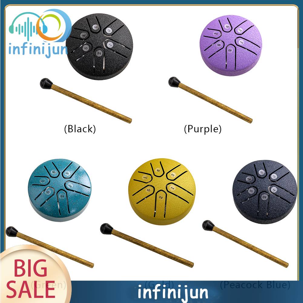 Trống Thép 3 Inches Lưỡi 6 Tông Màu