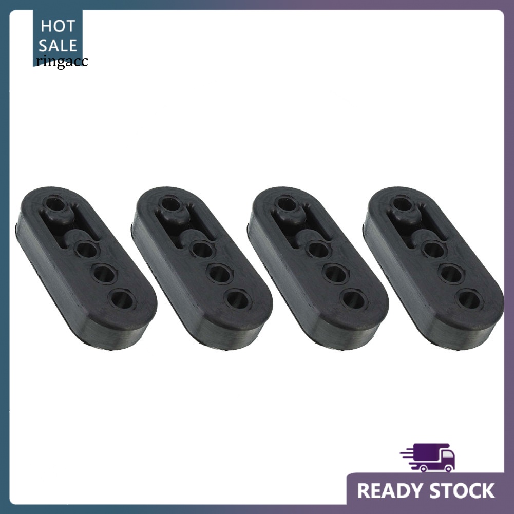 Set 4 Móc Treo Ống Xả Xe Hơi 4 Lỗ Bằng Cao Su Cách Điện