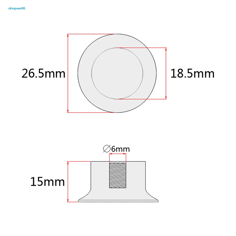 Set 4 Nút Điều Chỉnh Âm Lượng Cho Đàn Guitar Điện