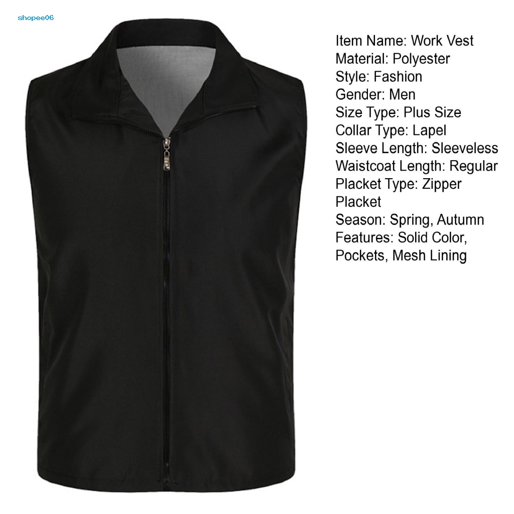 Áo Vest Lưới PEMG PEMG Sát Nách Có Khóa Kéo Màu Sắc Tươi Sáng Phù Hợp Cho Hoạt Động Ngoài Trời