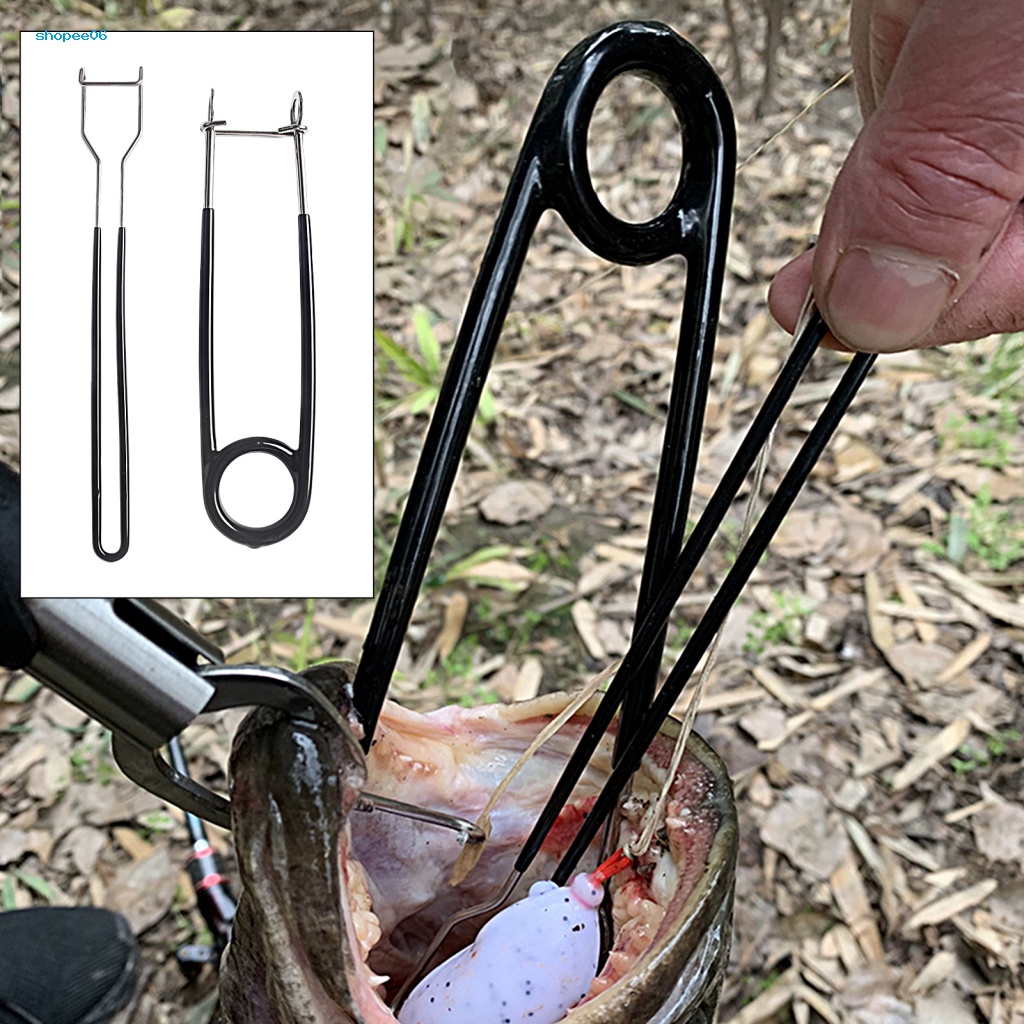 Set 2 Dụng Cụ Hỗ Trợ Câu Cá Chống Trầy Xước Bằng Thép Không Gỉ