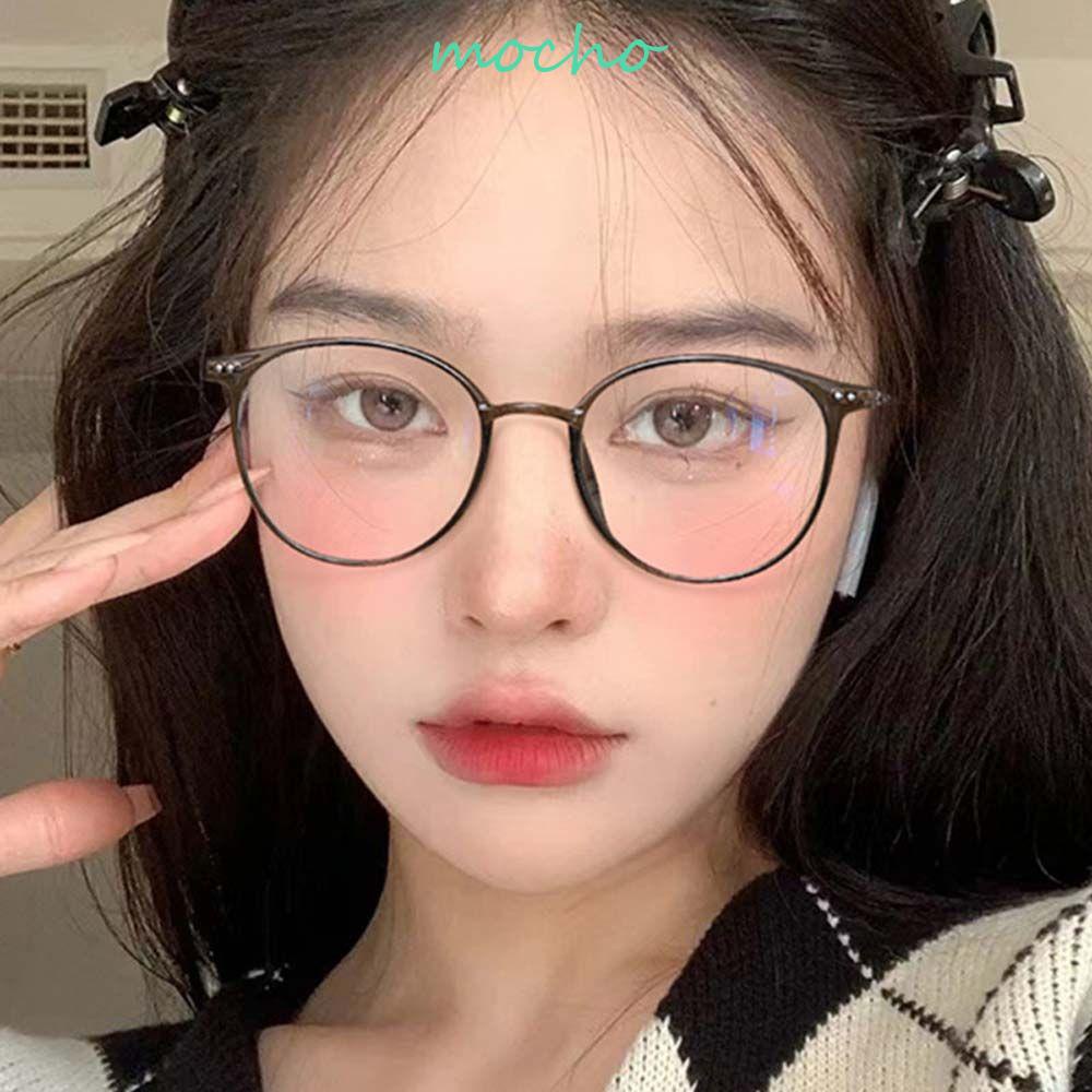MOCHO Mắt Kính Gọng Vuông Màu Đen Chống Bức Xạ Thời Trang Cho Nữ
