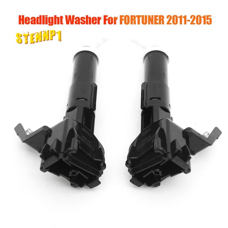 1 Cặp Vòi Phun Nước Rửa Đèn Pha 85208-0K030 85207-0K030 Thay Thế Cho Toyota FORTUNER 2011-2015