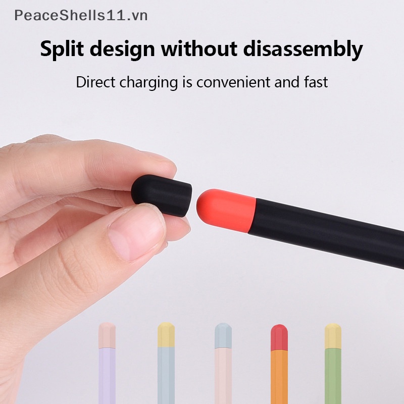 Vỏ Bảo Vệ Bằng Silicon Mềm Chống Thất Lạc Cho Bút Cảm Ứng iPad 2nd