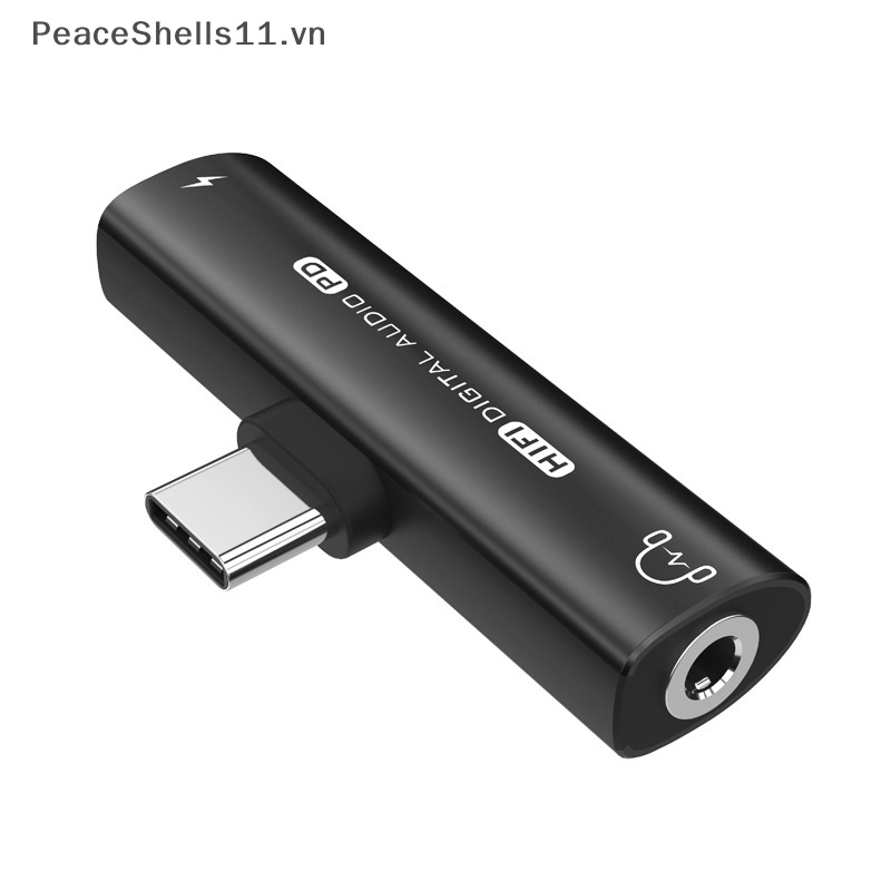 Bộ Chuyển Đổi Âm Thanh Kỹ Thuật Số Aux 32bit / 384kHz 2 Trong 1 Từ USB Type-C Sang USB C / 3.5mm