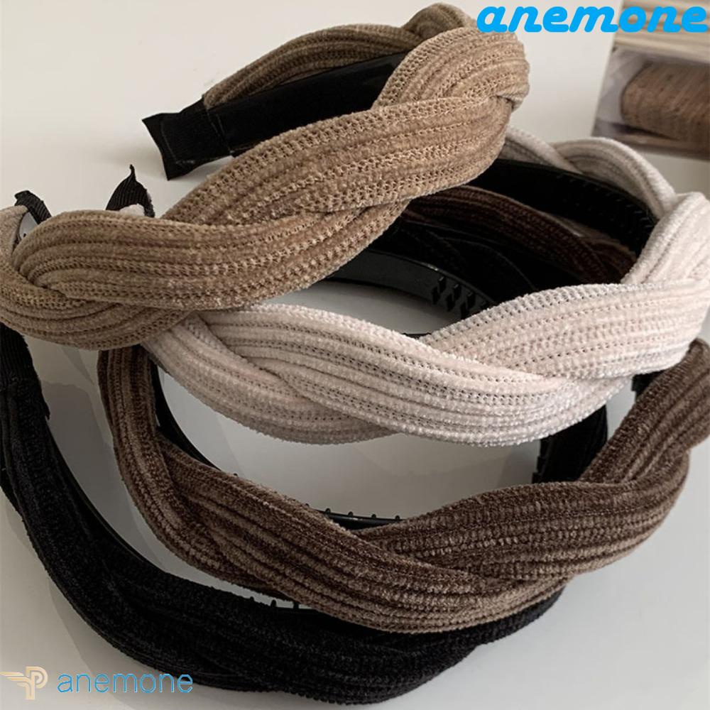 ANEMONE Băng Đô Cài Tóc Dạng Xoắn Thanh Lịch Cho Nữ