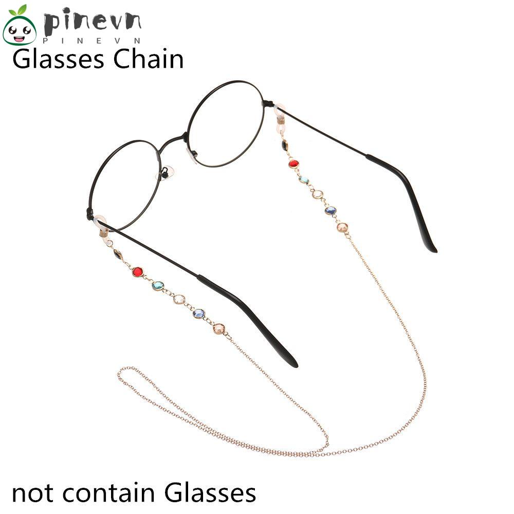 PINEVN Dây Đeo Mắt Kính Bằng Thép Không Gỉ Xỏ Hạt Phong Cách Vintage