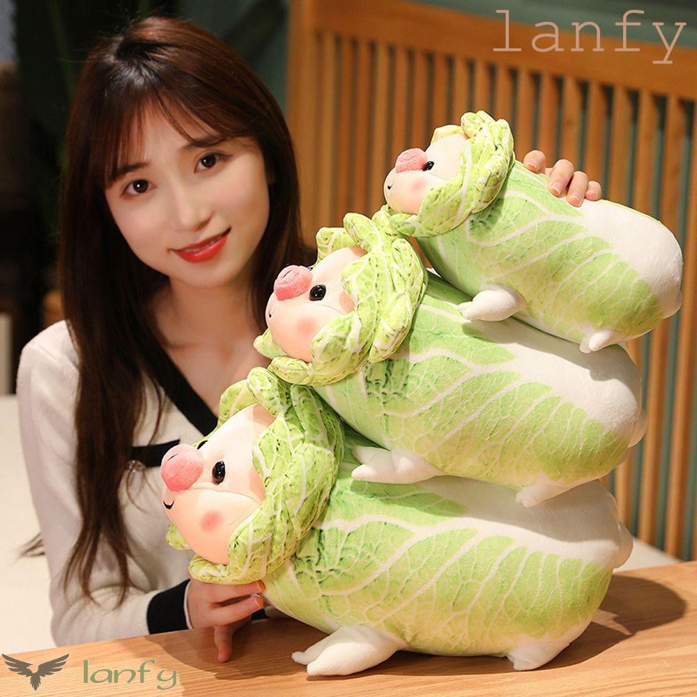 LANFY Chú Heo Nhồi Bông Mềm Mại Đáng Yêu Trang Trí Nhà Cửa