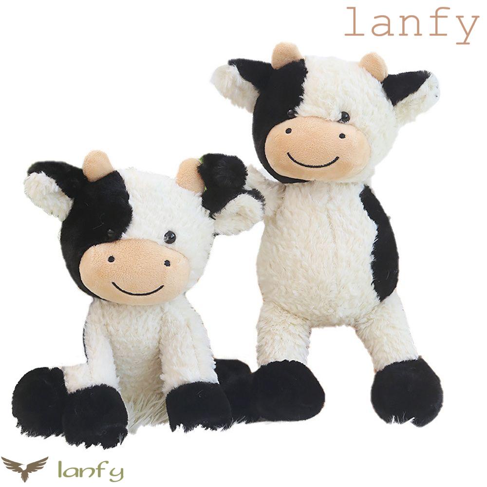 LANFY Thú Nhồi Bông Hình Bò Sữa Dễ Thương 22 / 30cm