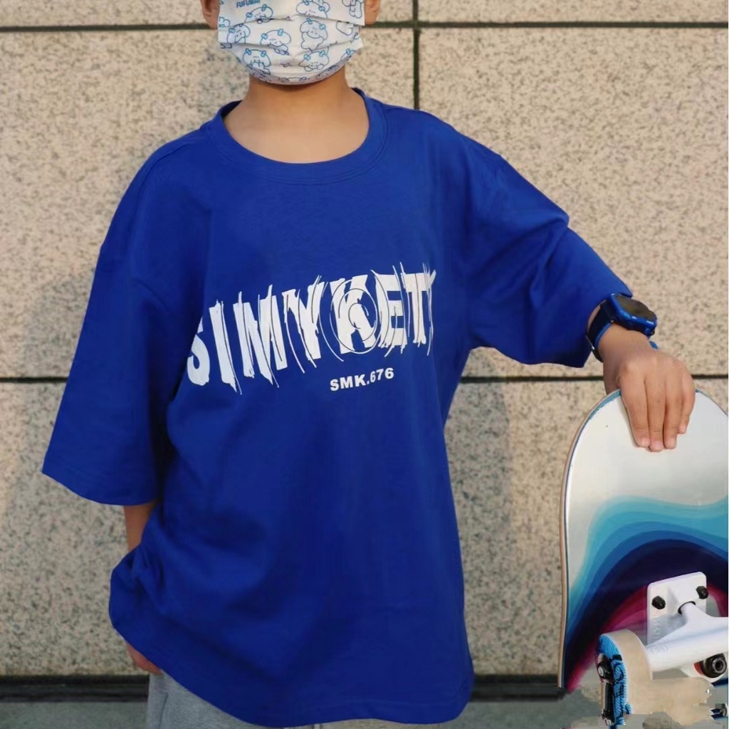 Yidanl Áo Thun 100% Cotton Tay Ngắn Dáng Suông In Họa Tiết Hoạt Hình Xinh Xắn Thời Trang Cho Nữ