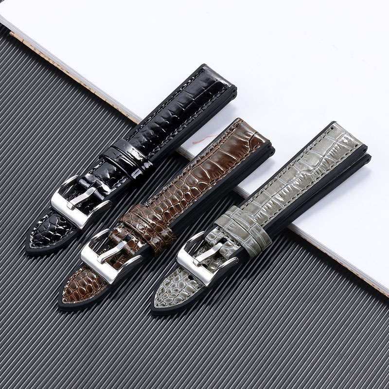 Dây Đeo Đồng Hồ Bằng Silicone 20mm 22mm Chống Thấm Nước Thông Dụng Cho Nam Và Nữ