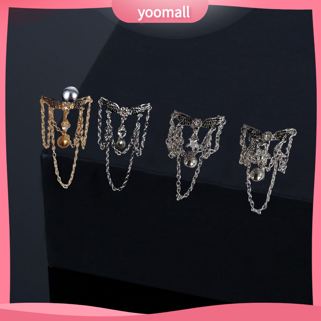 [YM] Khuyên Rốn Hình Trái Tim Lấp Lánh Quyến Rũ Chống Rỉ Sét Chống Dị Ứng Hợp Thời Trang Mặc Hàng Ngày