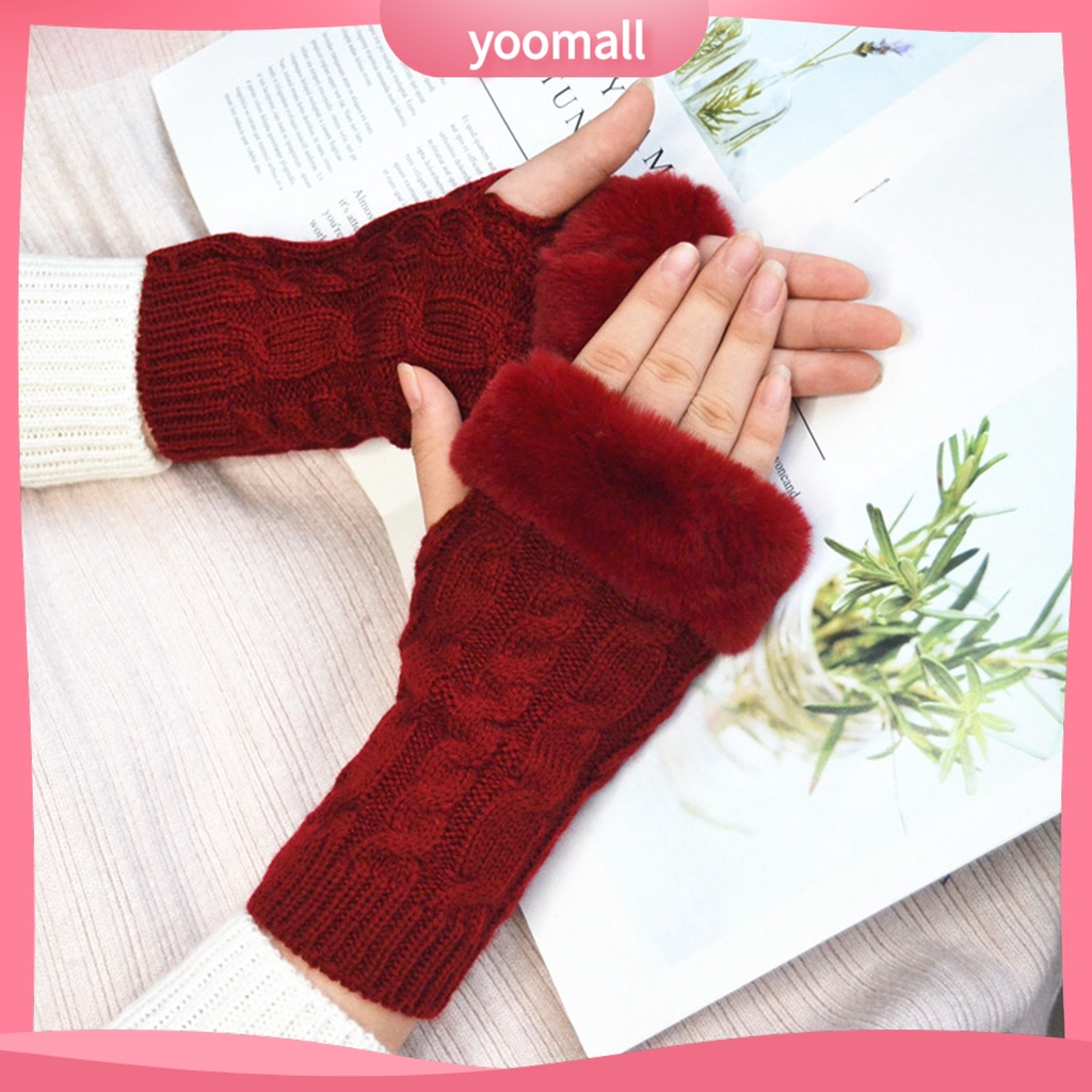 1 Đôi Găng Tay Dài Hở Ngón Cách Nhiệt Thoáng Khí Tốt