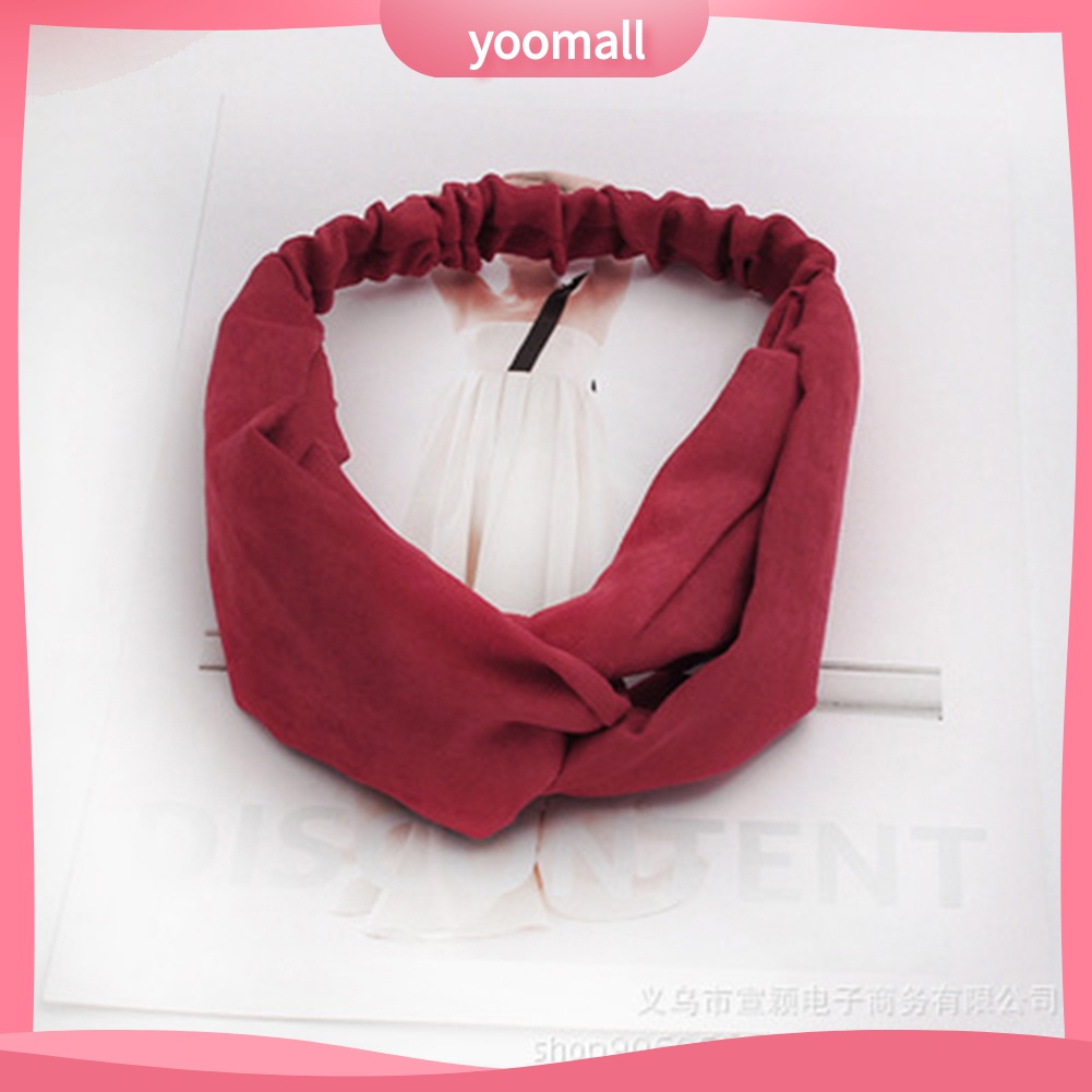 Băng Đô Cài Tóc Bằng Vải Màu Sắc Ngọt Ngào Cho Nữ