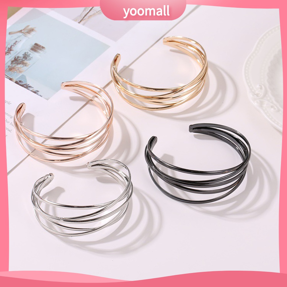 Vòng Tay Nhiều Lớp Dạng Hở Hình Thánh Giá Thời Trang Cho Nữ