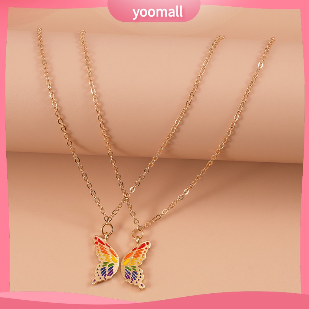 Set 2 Vòng cổ Cặp Đôi Bằng Thép Không Gỉ Dễ Lên Màu