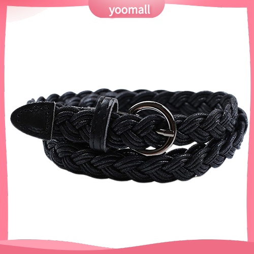 Thắt Lưng Bện Dây Có Khóa Cài Trang Trí Đầm Thời Trang Cho Nữ