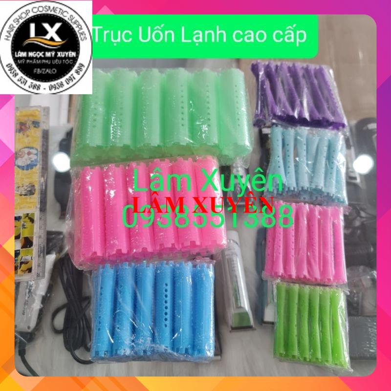 Xương Trục uốn lạnh Lafuco có gai 🔷 GIÁ RẺ 🔷 nhựa Lafa cao cấp siêu bền quấn cuốn tóc cực chặt đủ size to nhỏ dễ sử dụng