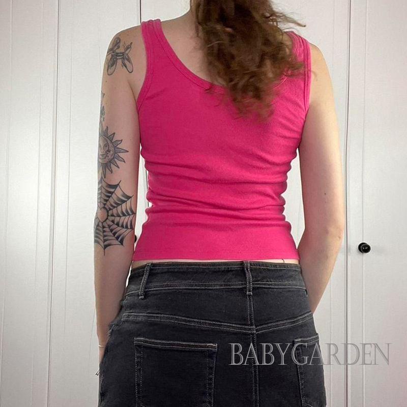 / / Áo Tank Top Không Tay In Hình Chú Chó Dễ Thương Thời Trang Mùa Hè Cho Nữ