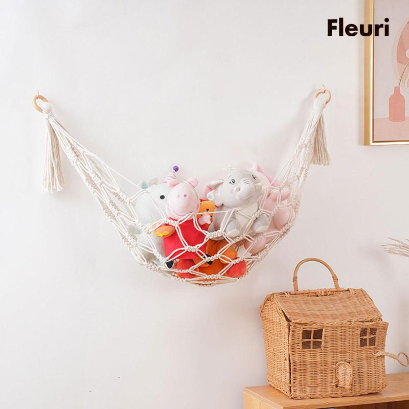 Giỏ Đựng Trái Cây Treo Dưới Tủ Đan Tay Cotton Đa Năng Tiết Kiệm Không Gian