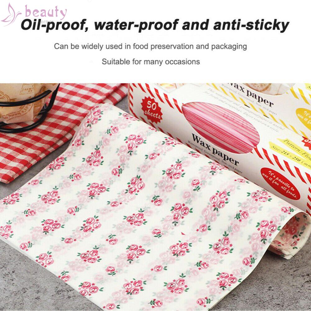 Set 50 Giấy Thấm Dầu Chống Thấm Nước Tiện Lợi Dễ Sử Dụng