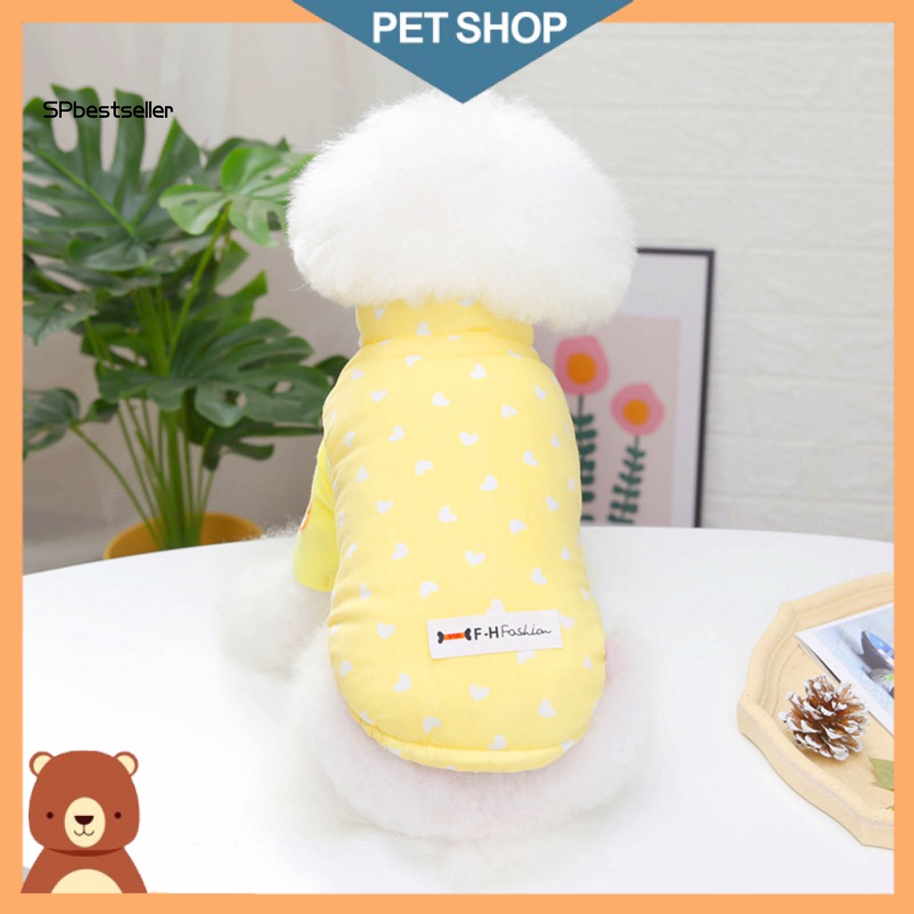 Áo Khoác Không Tay Giữ Ấm Màu Sắc Tươi Sáng Đáng Yêu Cho Thú Cưng