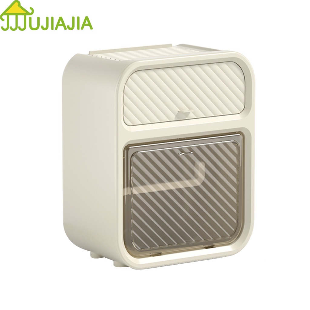 Jujiajia Giá Đỡ Khăn Giấy Hai Tầng Đa Chức Năng Trong Phòng Tắm Gia Đình