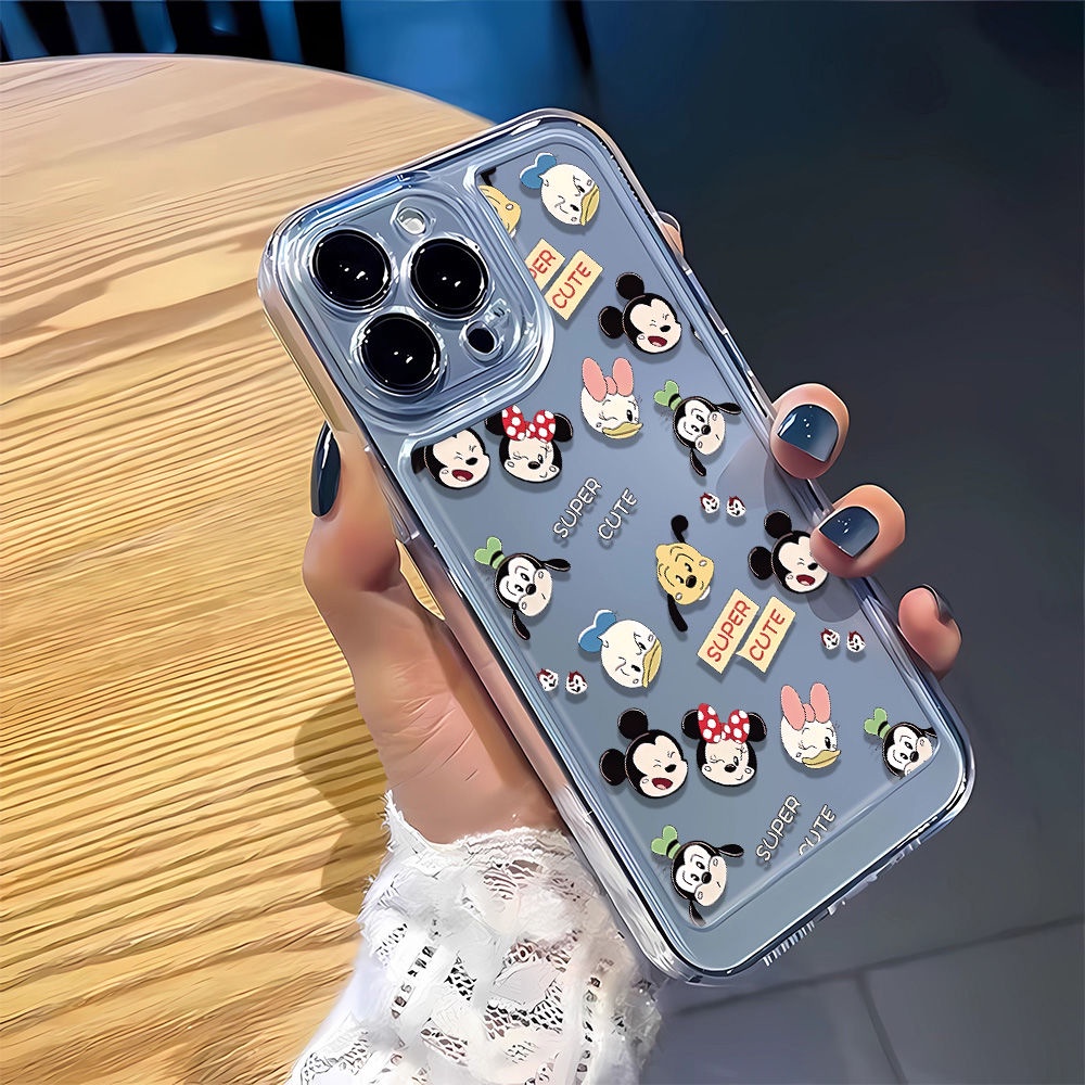 Phù Hợp Ốp Điện Thoại Dẻo Họa Tiết Hoạt Hình Disney Dễ Thương Chống Sốc Cho iPhone14Promax / Apple 8p 13 1211 13