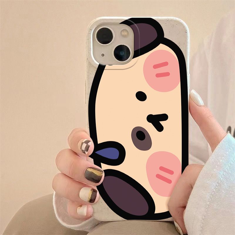 Ốp Điện Thoại Mềm Chống Sốc In Hình Chú Chó Vui Nhộn Cho Iphone 12 8 14promax 71311