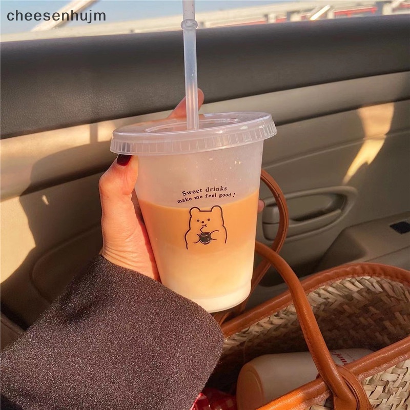 Bình Nước Nhựa Có Nắp Kèm Ống Hút Tiện Dụng