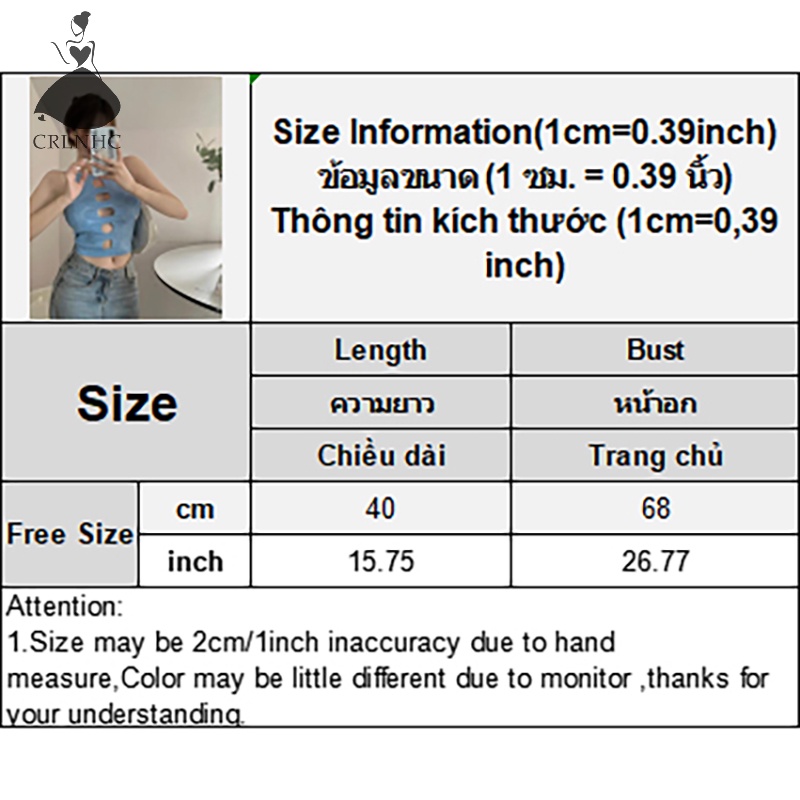 Áo Croptop Dệt Kim Sát Nách Cổ Tròn Dáng Ôm Khoét Lỗ Thời Trang Mùa Hè Quyến Rũ Cho Nữ