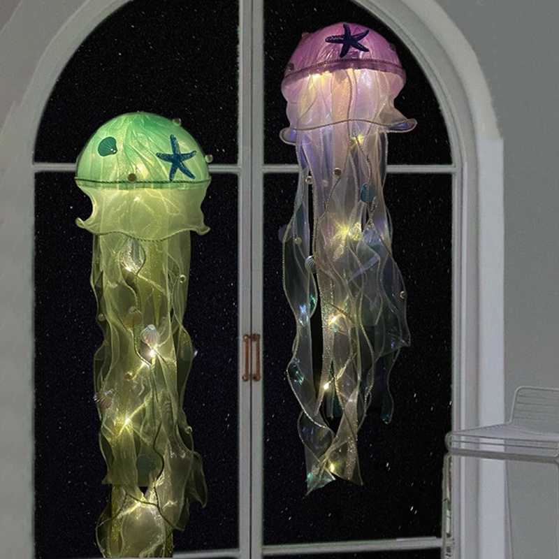 Đèn Hình Sứa Biển Sáng Tạo Trang Trí Phòng Ngủ