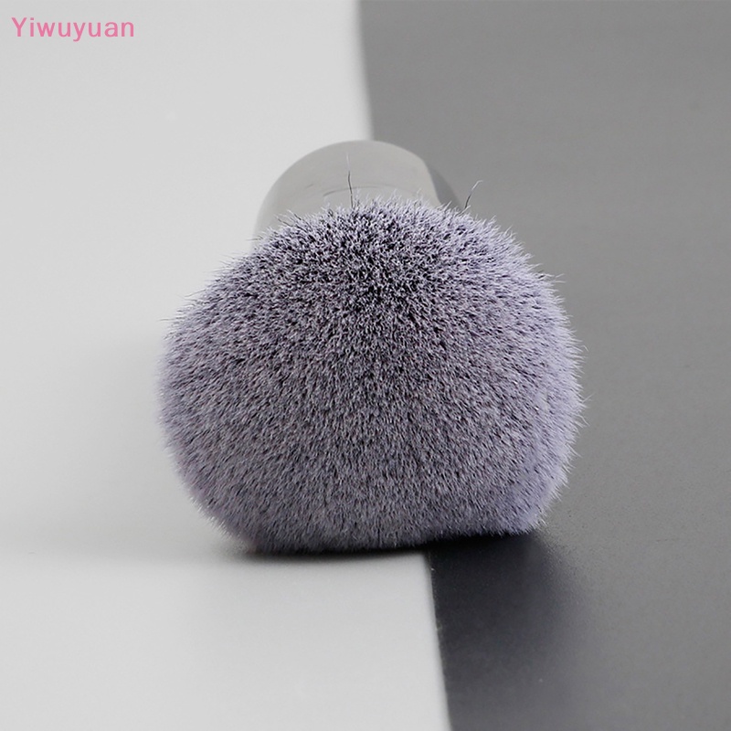 < Yiwuyuan > Cọ Trang Điểm Lông Mềm Cán Tròn Màu Đen Chuyên Nghiệp Cho Nữ