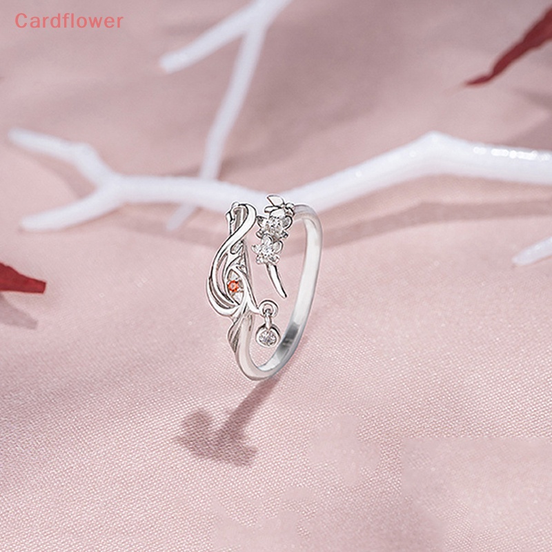 < Cardflower > Nhẫn Cặp Đôi Anime Tian Guan Ci Fu Blessing Hua Cheng Xie Lian Có Thể Điều Chỉnh Kích Thước Hàng Mới