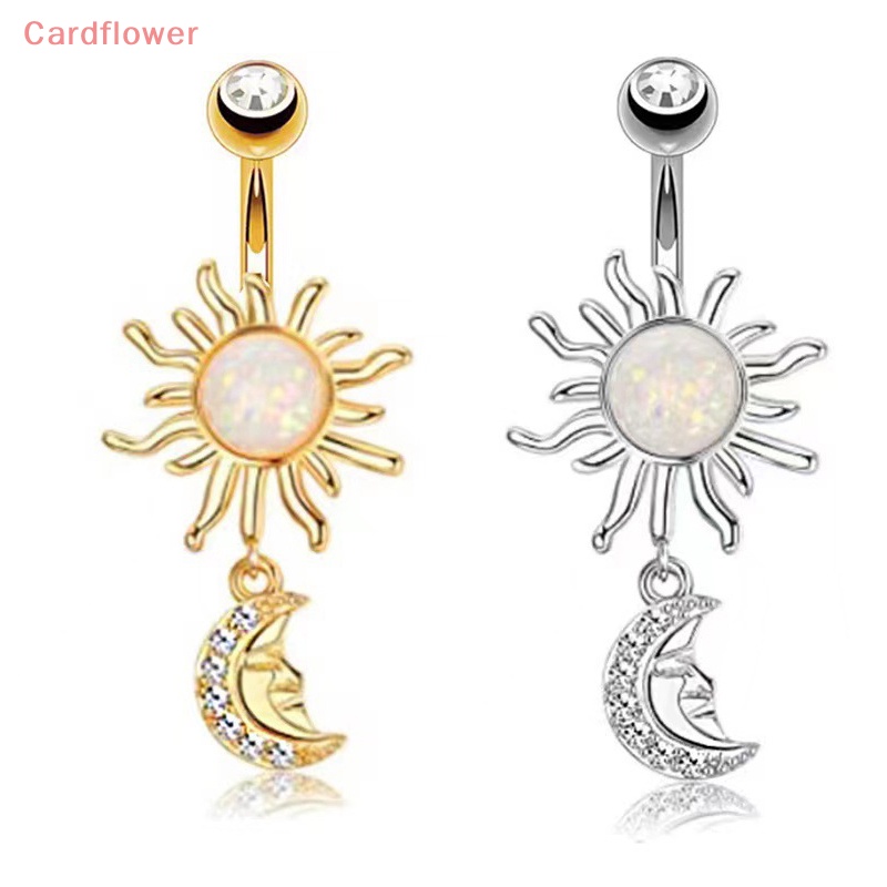 Khuyên Rốn Bằng Thép Không Gỉ Đính Đá Zircon Thời Trang Mới