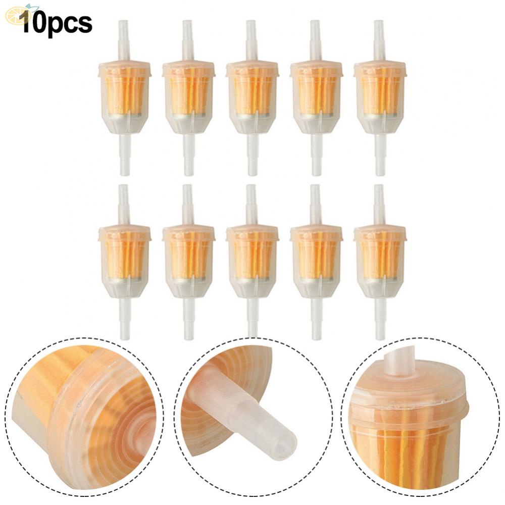 【VARSTR】10Pcs 1/4&quot; 6mm/8mm Inline Fuel Filter For Small Engine Lawn Garden Mower
