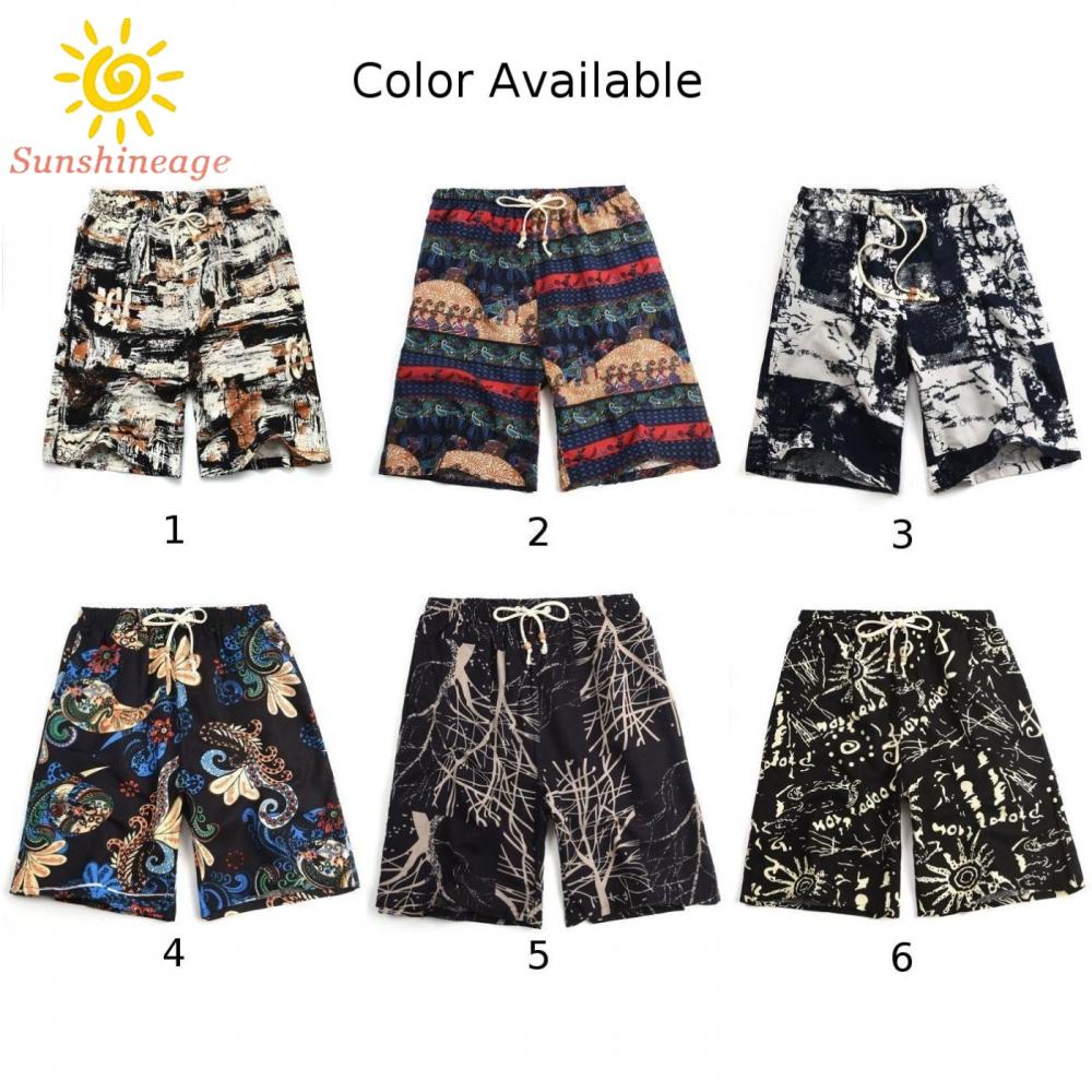 Quần Short Dáng Rộng Siêu Nhẹ Chất Liệu Co Giãn Thoải Mái Thời Trang Đi Biển Cho Nam