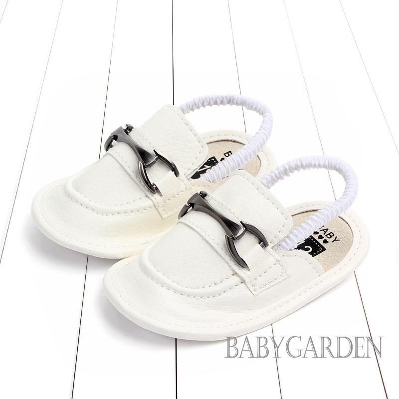Xăng đan Da PU Đế Bằng Chống Trượt Linh Hoạt Thời Trang Mùa Hè Cho Bé Sơ Sinh