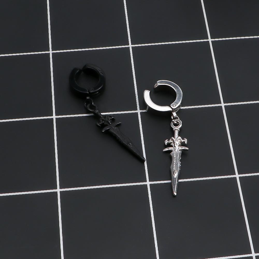 Khuyên Kẹp Vành Tai Không Xỏ Lỗ Họa Tiết Hình Học Cá Tính Cho Nam Và Nữ