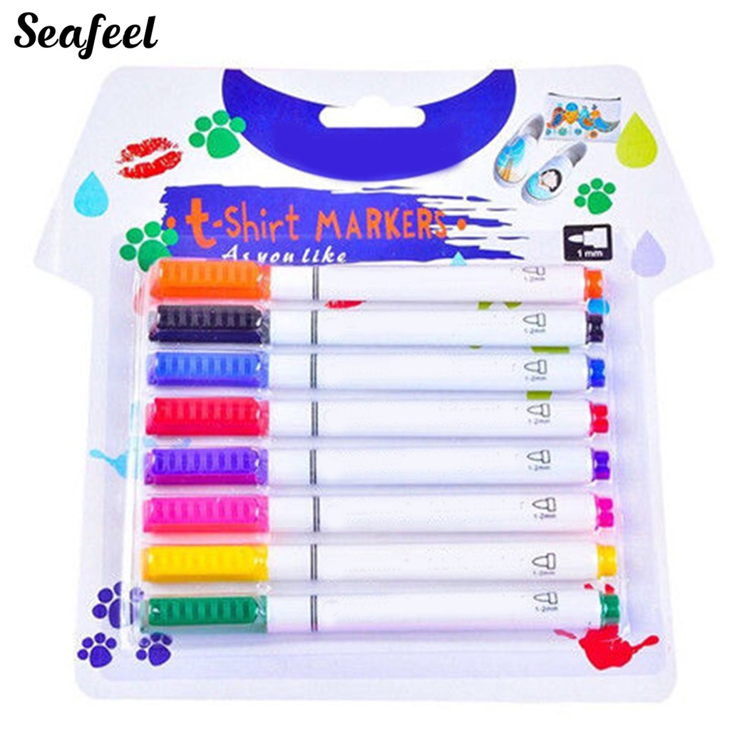 Set 8 Bút Vẽ Tranh Công Thức Nước Không Phai Màu Sắc Tươi Sáng An Toàn