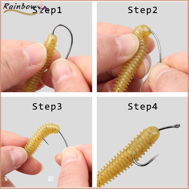 Set 10 / 50 Lưỡi Câu Cá Bằng Thép Carbon Cao Cấp