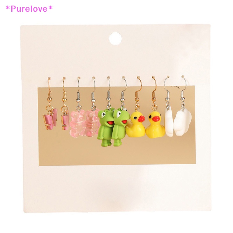 Khuyên Tai Hình Hoàng Tử Ếch / Vịt Phong Cách Vintage Cho Nữ Mới