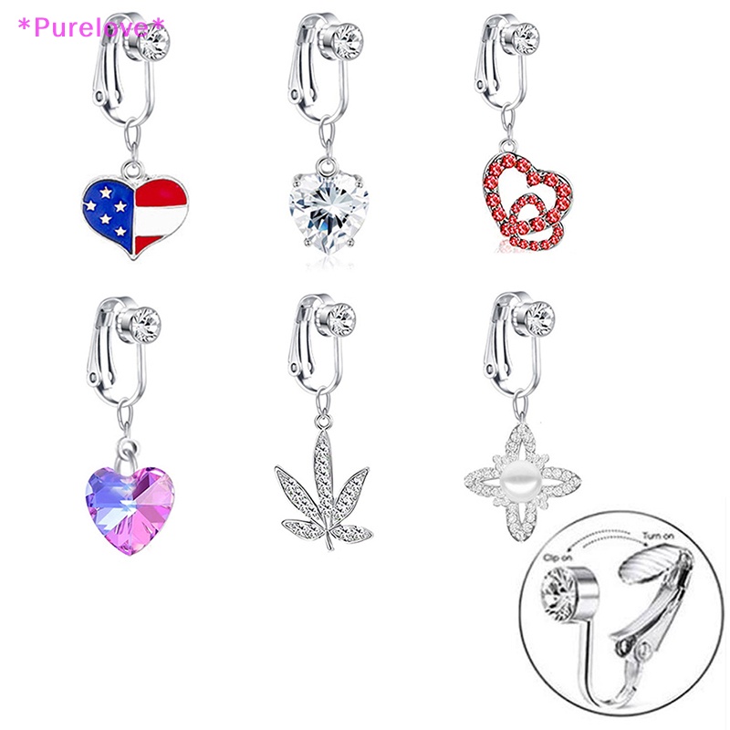 1 Khuyên Rốn Đính Đá Zircon Giả Thời Trang Cho Nữ Mới