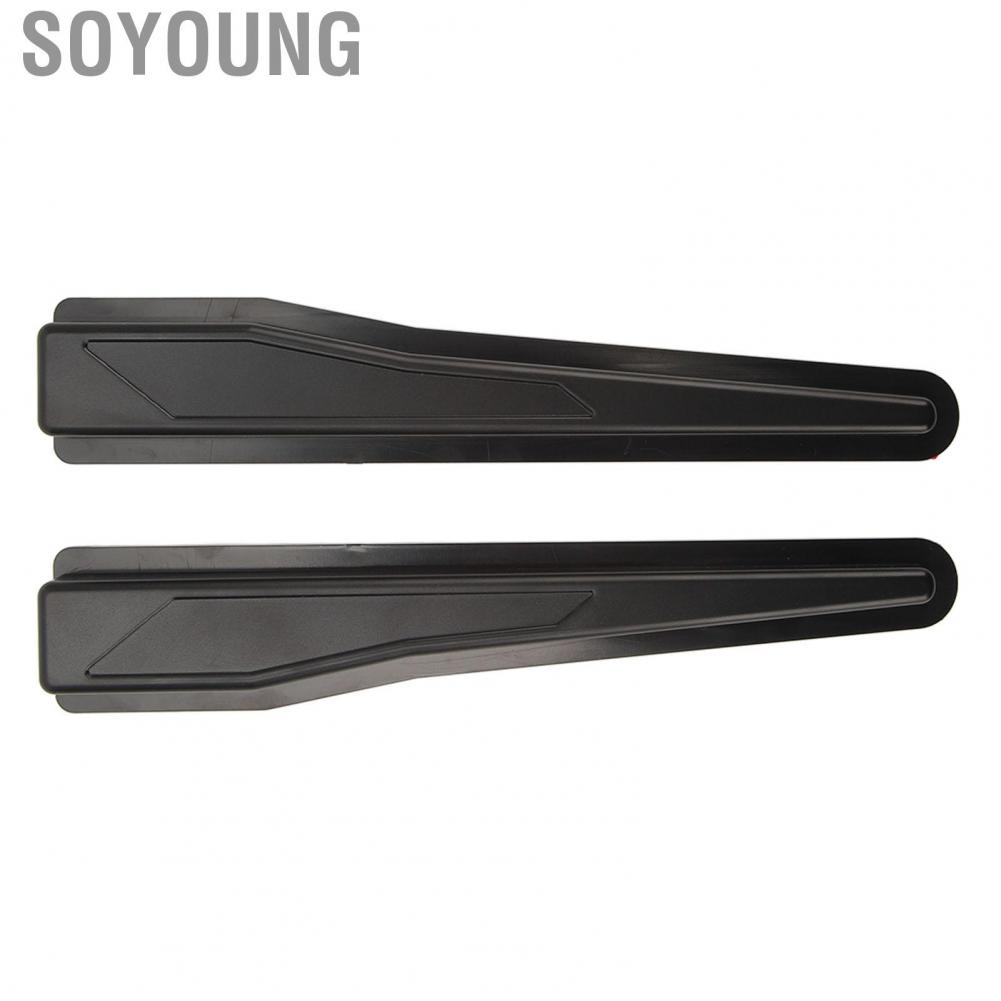 Soyoung Windshield Defogger Guards  Classic Black Rear Window Heater Protect Trim Long Lasting 1 Pair for Bronco