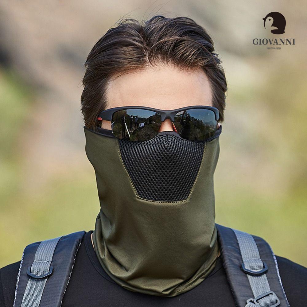 Khẩu Trang Che Mặt Và Cổ Chống Nắng Chống Tia UV Thoáng Khí Màu Sắc Đơn Giản