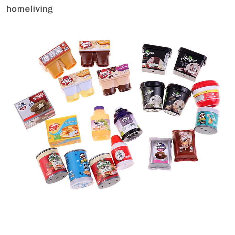 1 Mô Hình Lon Nước Trong Siêu Thị Mini Tỉ Lệ 1: 12 Dùng Trang Trí Nhà Búp Bê