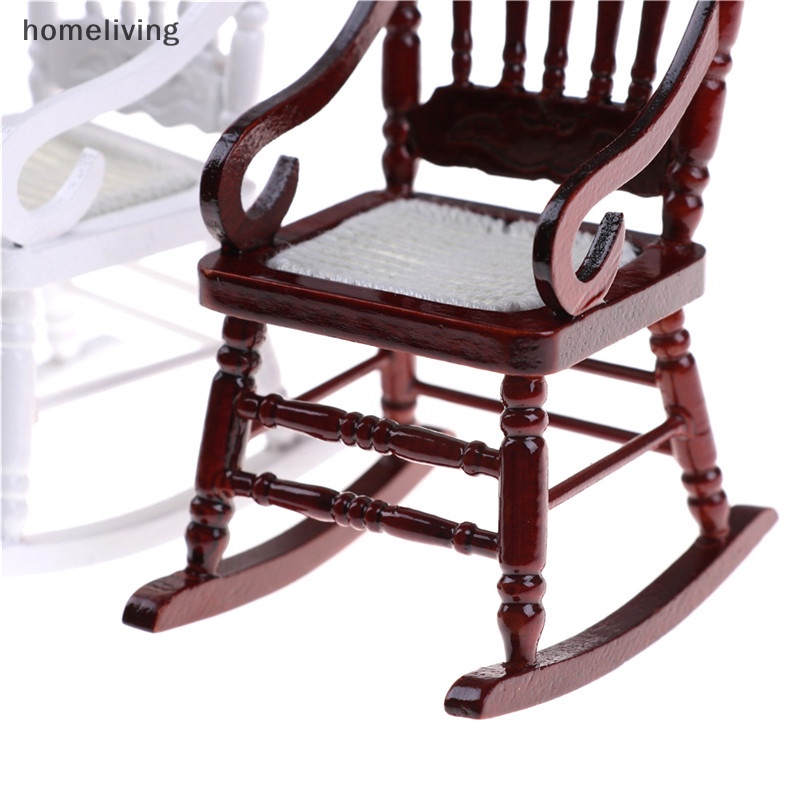 Mô Hình Ghế Bập Bênh Tỉ Lệ 1 / 12 Trang Trí Nhà Búp Bê