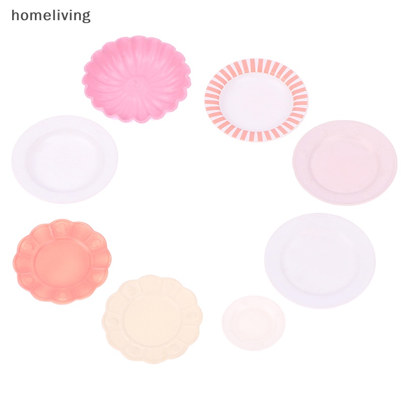 Mô Hình Đĩa Bánh Kem Mini Trang Trí Nhà Búp Bê DIY